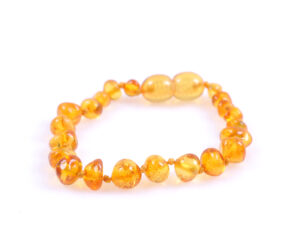 Бебешка гривна топчета мед